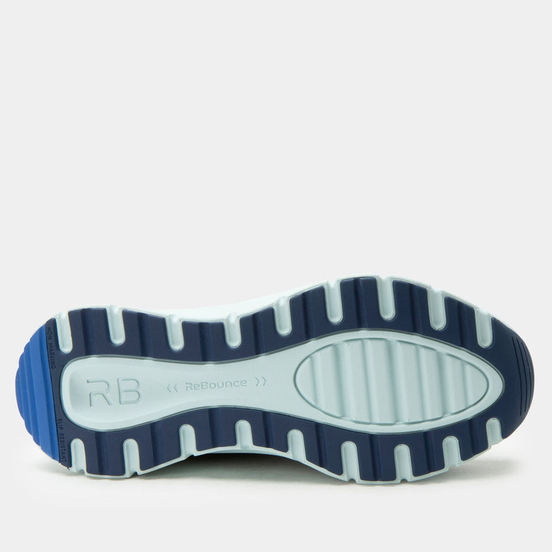 Exhault Cyber Blue Shoe | Alegria Shoes