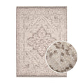 Ezra Traditional Tufted Edge Rug - Natural - DUSK
