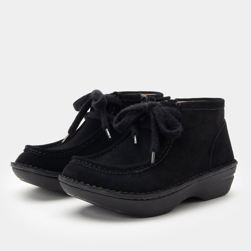 Fae Black Suede Boot