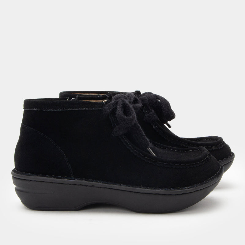 Fae Black Suede Boot