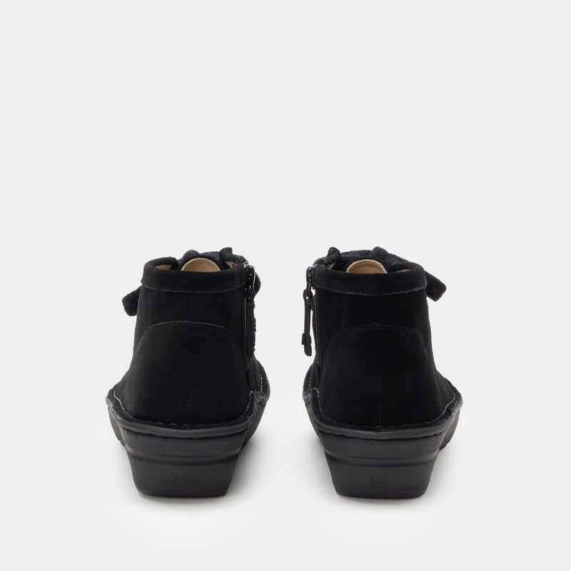 Fae Black Suede Boot