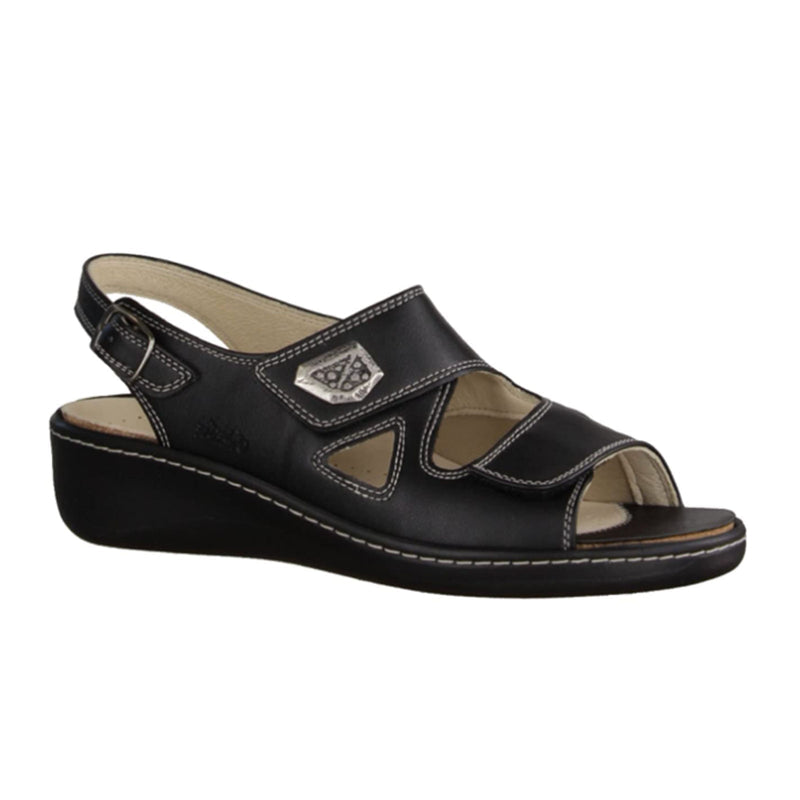 Fidelio Fabia Sling (Women) - Black Sandal - Backstrap - The Heel Shoe Fitters