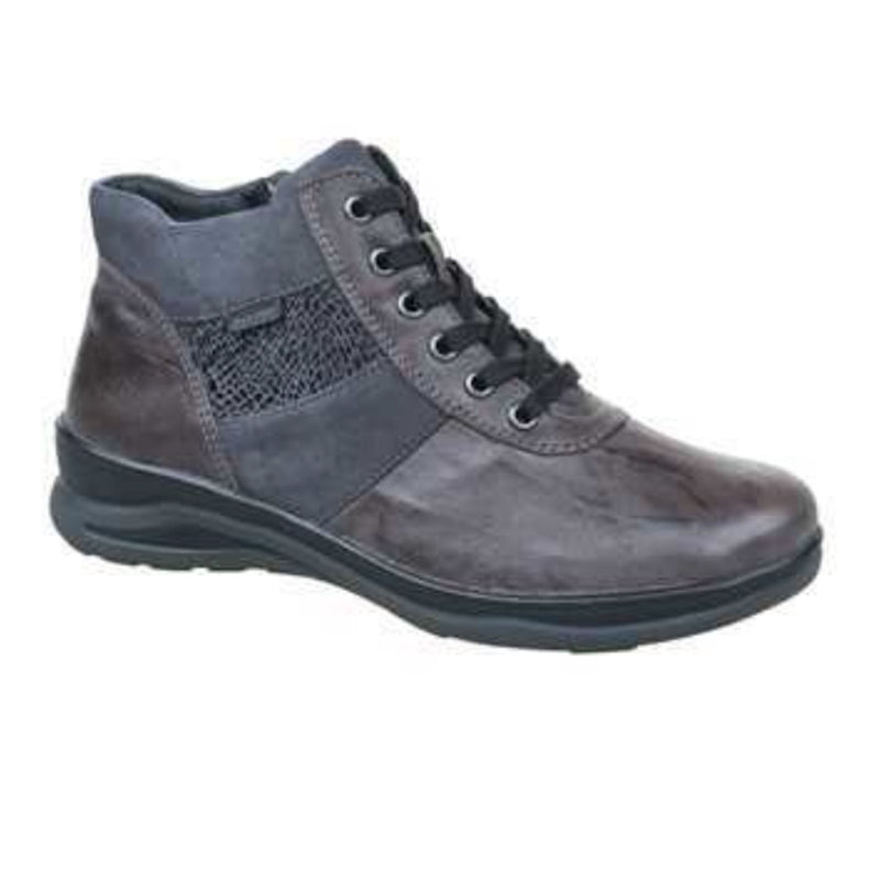Fidelio Mikayla Ankle Boot (Women) - Pewter/Combi Boots - Fashion - Ankle Boot - The Heel Shoe Fitters