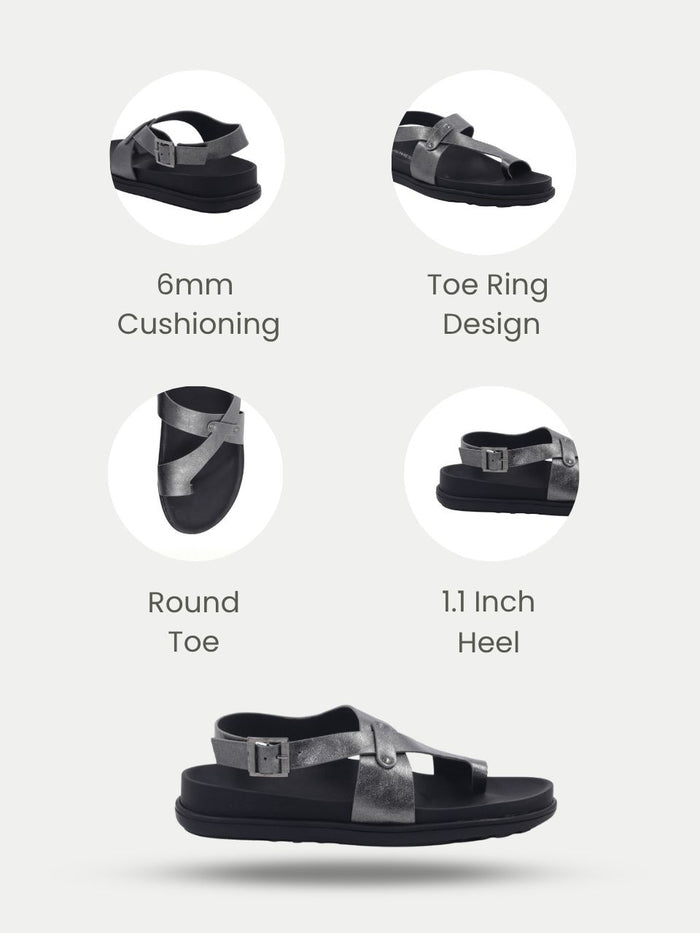 Fierce Gun Metal Flats