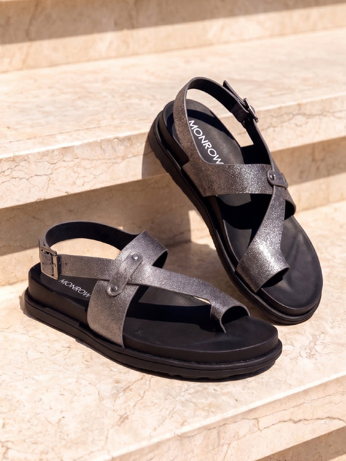 Fierce Gun Metal Flats