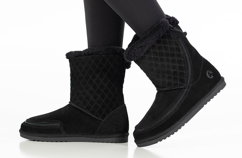 On-foot of cozy boot