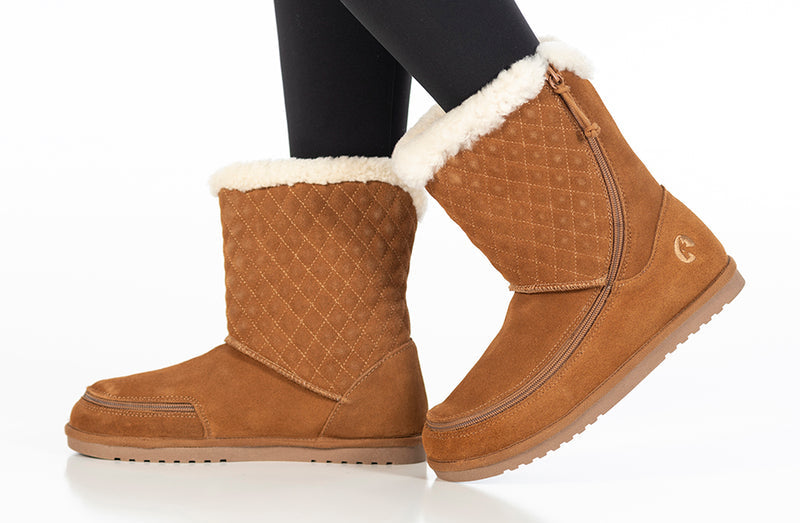 on-foot image of cozy boots