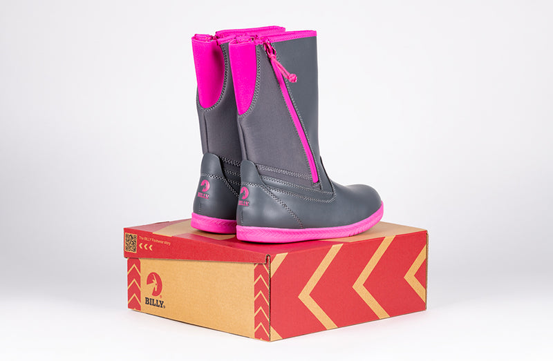 FINAL SALE - Grey BILLY EZ Boots