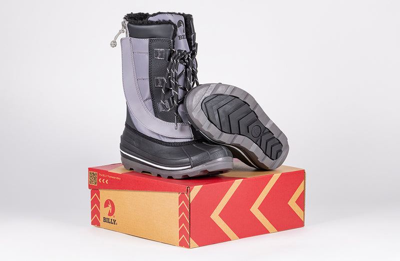 FINAL SALE - Grey BILLY Ice Winter Boots