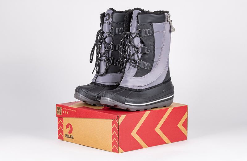 FINAL SALE - Grey BILLY Ice Winter Boots