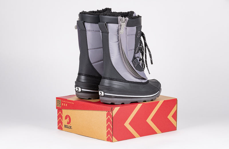 FINAL SALE - Grey BILLY Ice Winter Boots