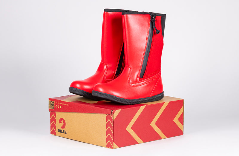 FINAL SALE - Red BILLY EZ Boots