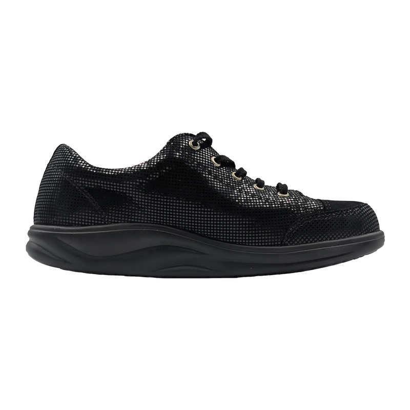 Finn Comfort Ikebukuro Lace Up (Women) - Black Multi Dress-Casual - Lace Ups - The Heel Shoe Fitters