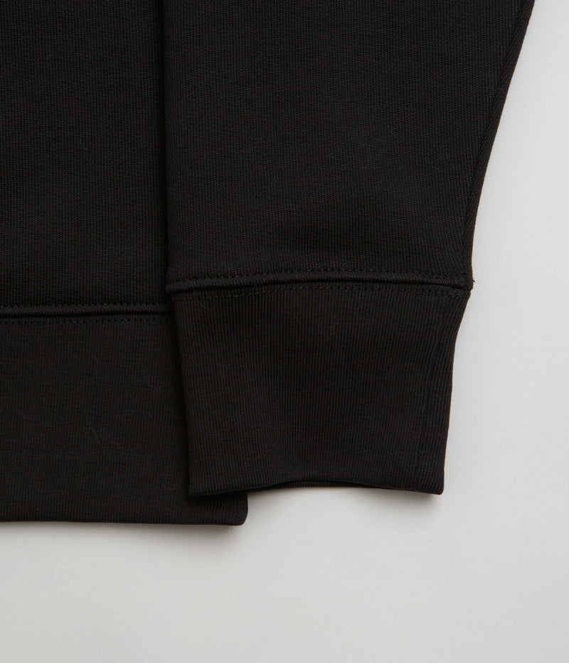flatspot Collegiate Crewneck Sweatshirt in Black