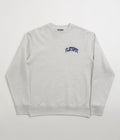 flatspot Collegiate Crewneck Sweatshirt in Cool Heather Grey