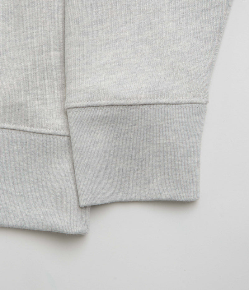 flatspot Collegiate Crewneck Sweatshirt in Cool Heather Grey