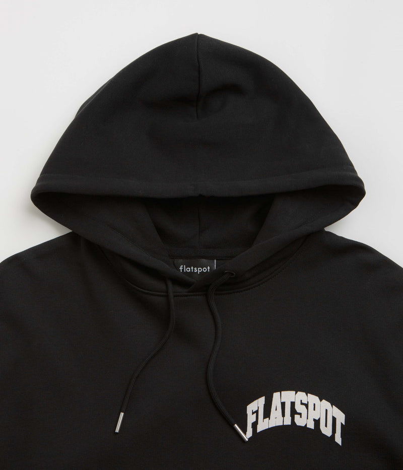 flatspot Collegiate Hoodie in Black