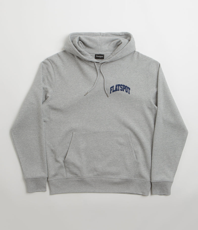 flatspot Collegiate Hoodie in Heather Grey