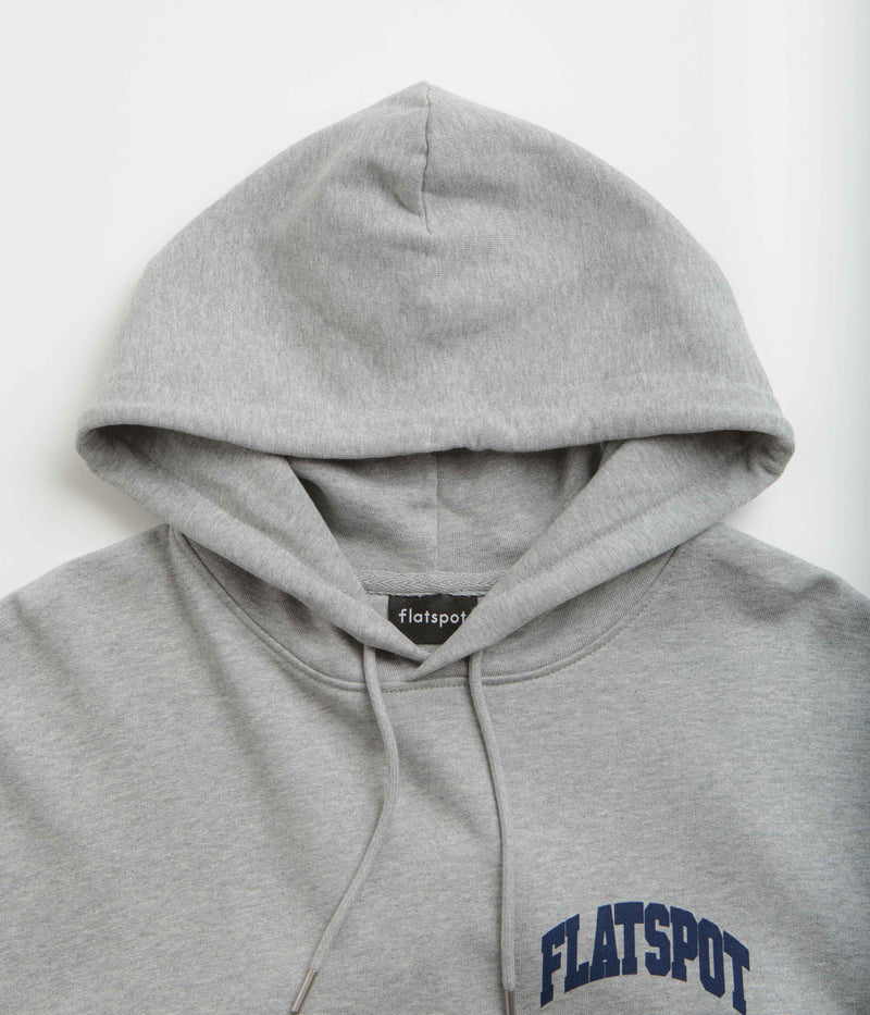 flatspot Collegiate Hoodie in Heather Grey