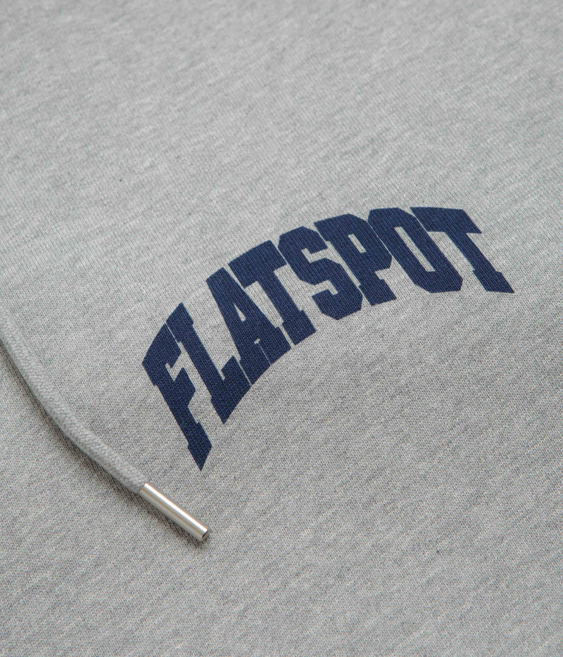 flatspot Collegiate Hoodie in Heather Grey
