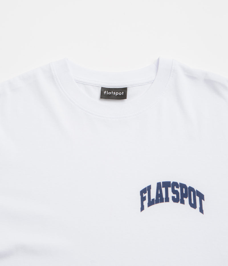 flatspot Collegiate T-Shirt in White