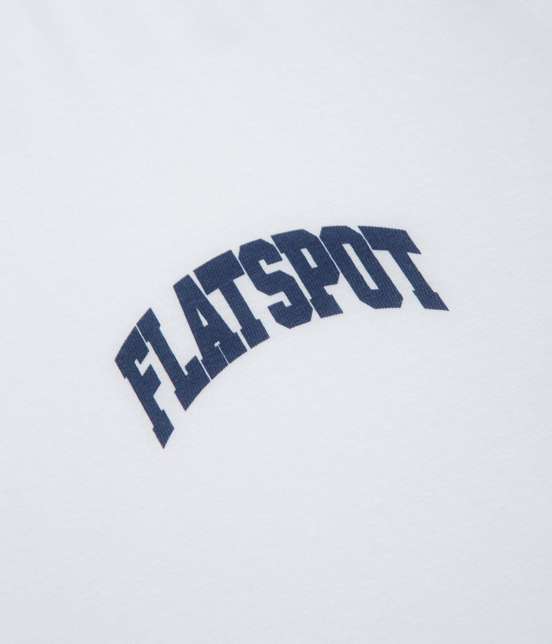 flatspot Collegiate T-Shirt in White
