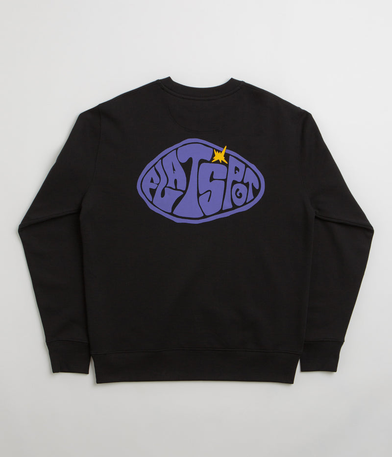 flatspot Hole Crewneck Sweatshirt in Black
