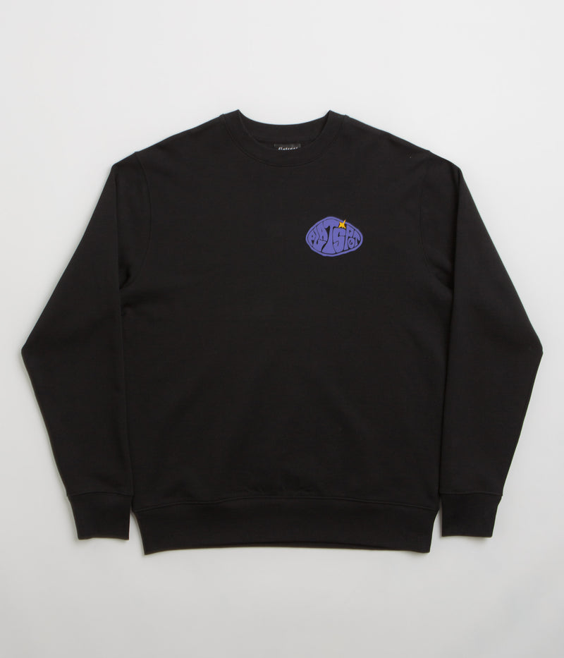 flatspot Hole Crewneck Sweatshirt in Black