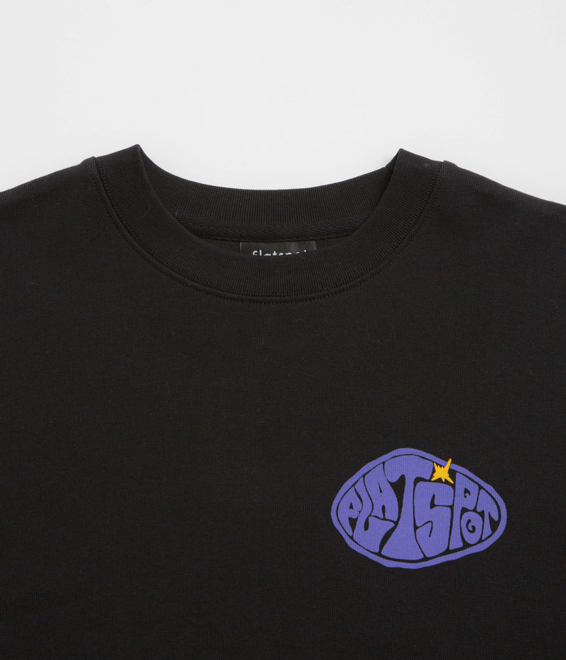 flatspot Hole Crewneck Sweatshirt in Black