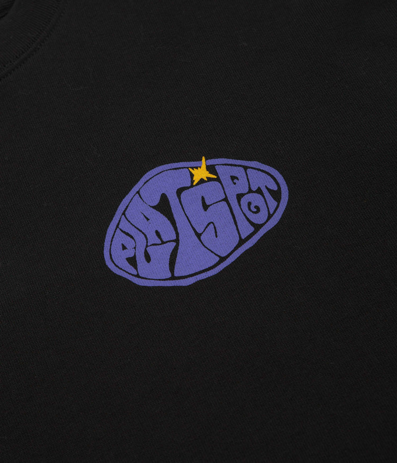 flatspot Hole Crewneck Sweatshirt in Black