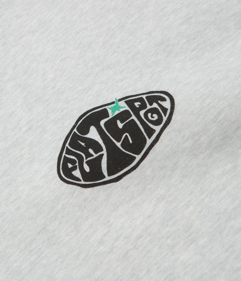 flatspot Hole Crewneck Sweatshirt in Cool Heather Grey