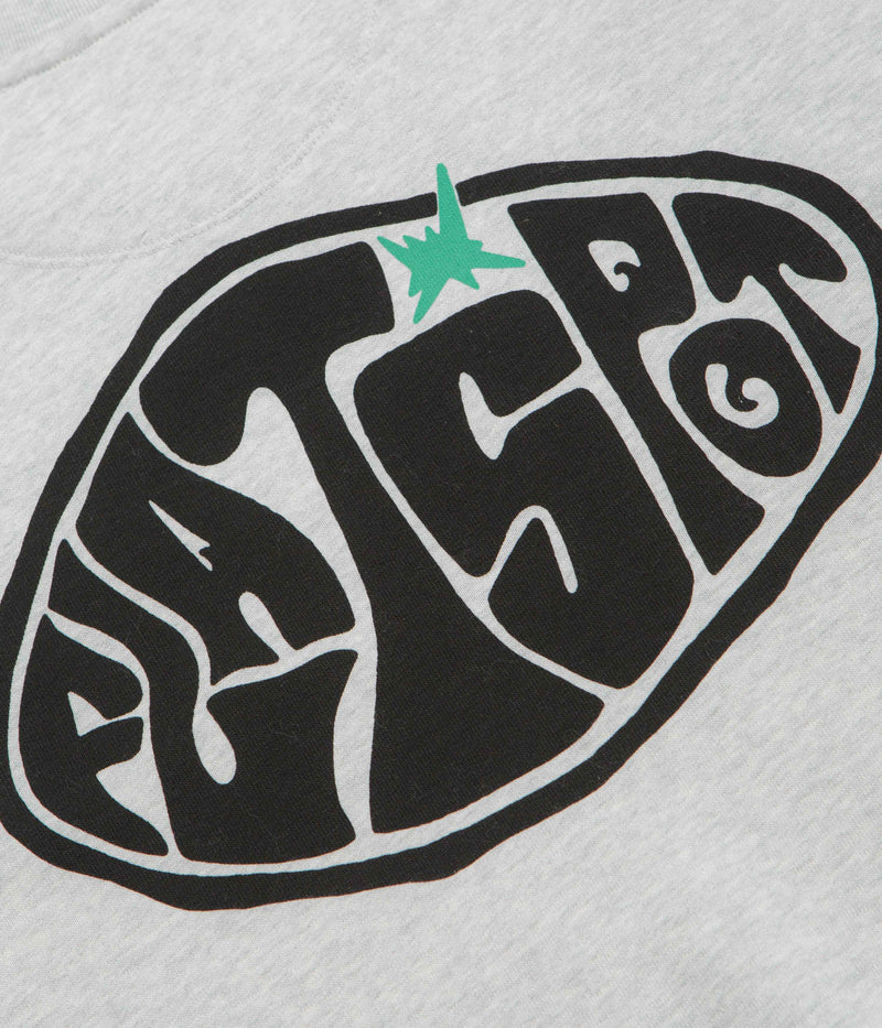 flatspot Hole Crewneck Sweatshirt in Cool Heather Grey