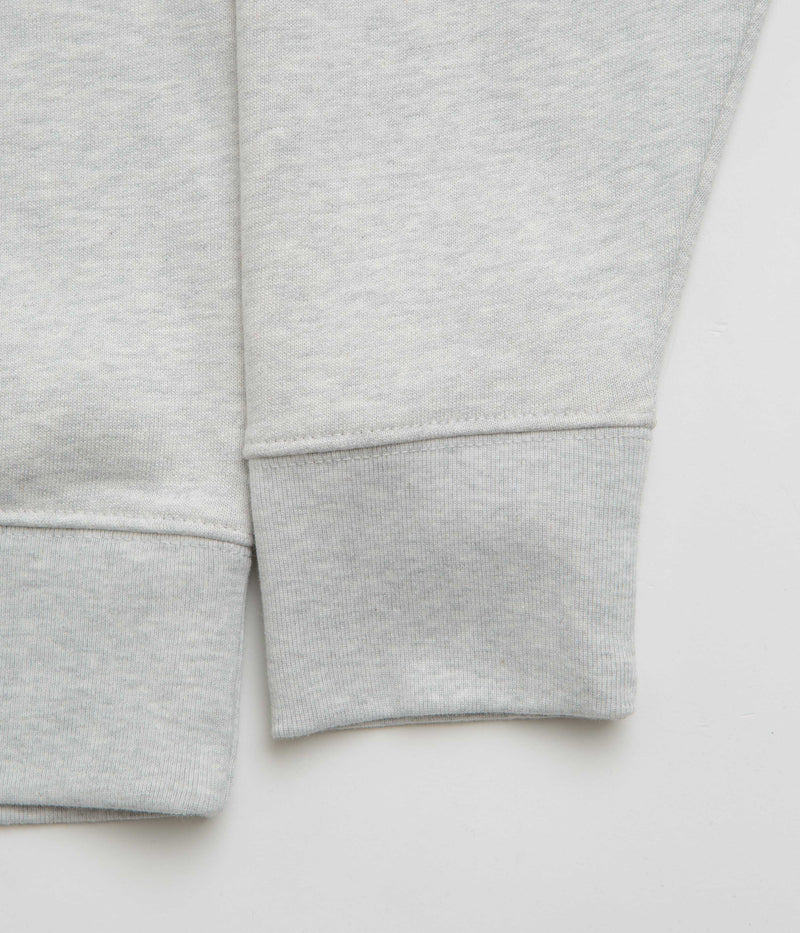 flatspot Hole Crewneck Sweatshirt in Cool Heather Grey