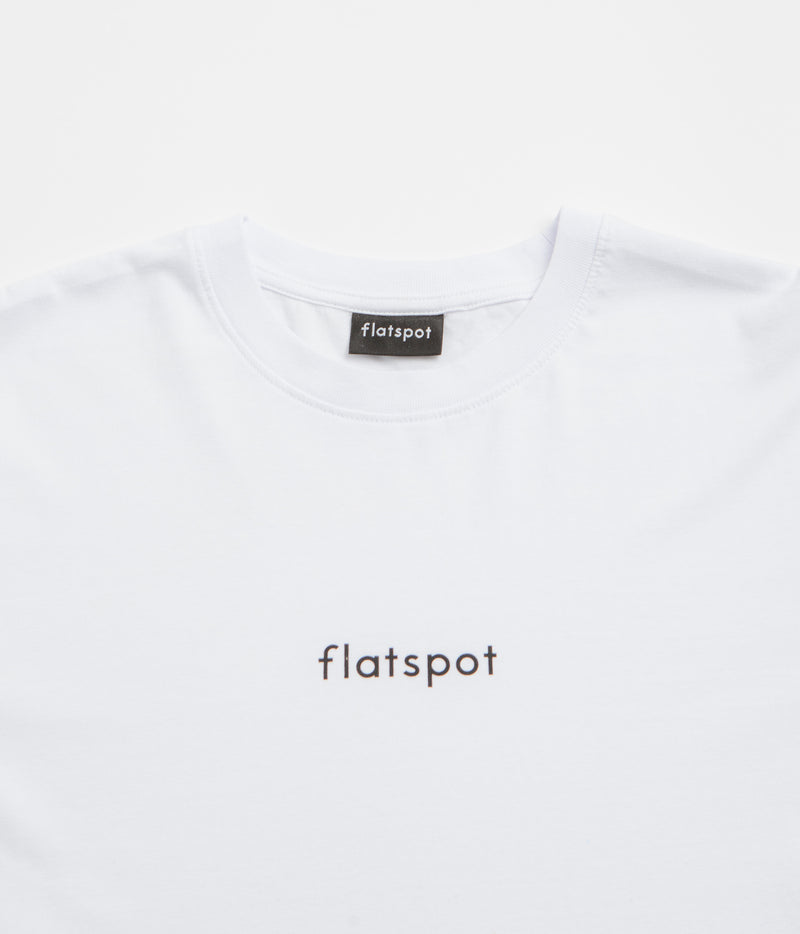 flatspot Lowercase Logo T-Shirt in White