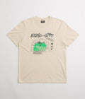 flatspot Terrible Mysterious Beauty T-Shirt in Natural Raw