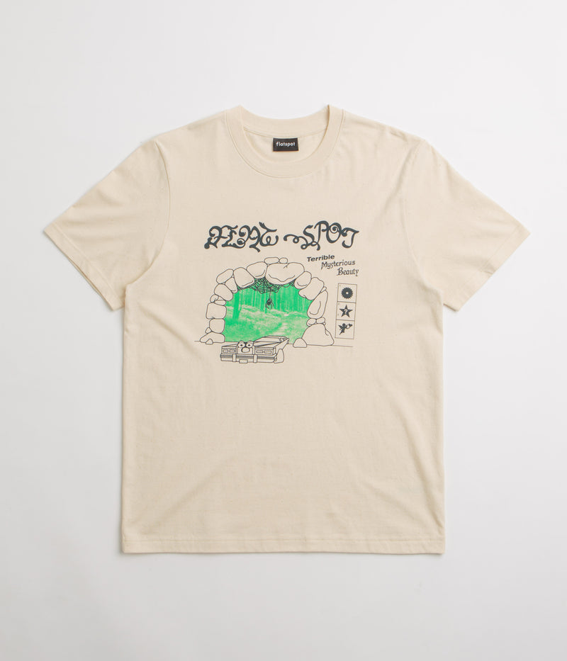 flatspot Terrible Mysterious Beauty T-Shirt in Natural Raw