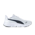 Men's white running shoe with black Puma logo and cushioned sole