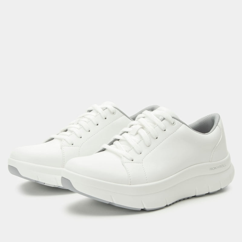 Flote White Shoe | Alegria Shoes