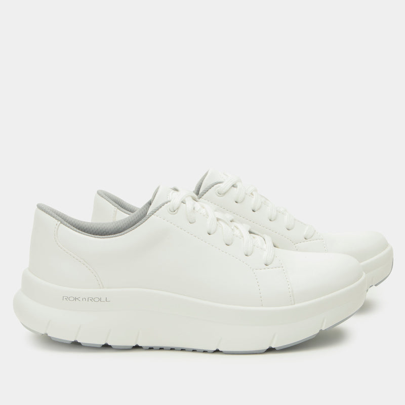 Flote White Shoe | Alegria Shoes