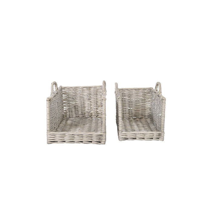 French Wicker Basket Set of 2