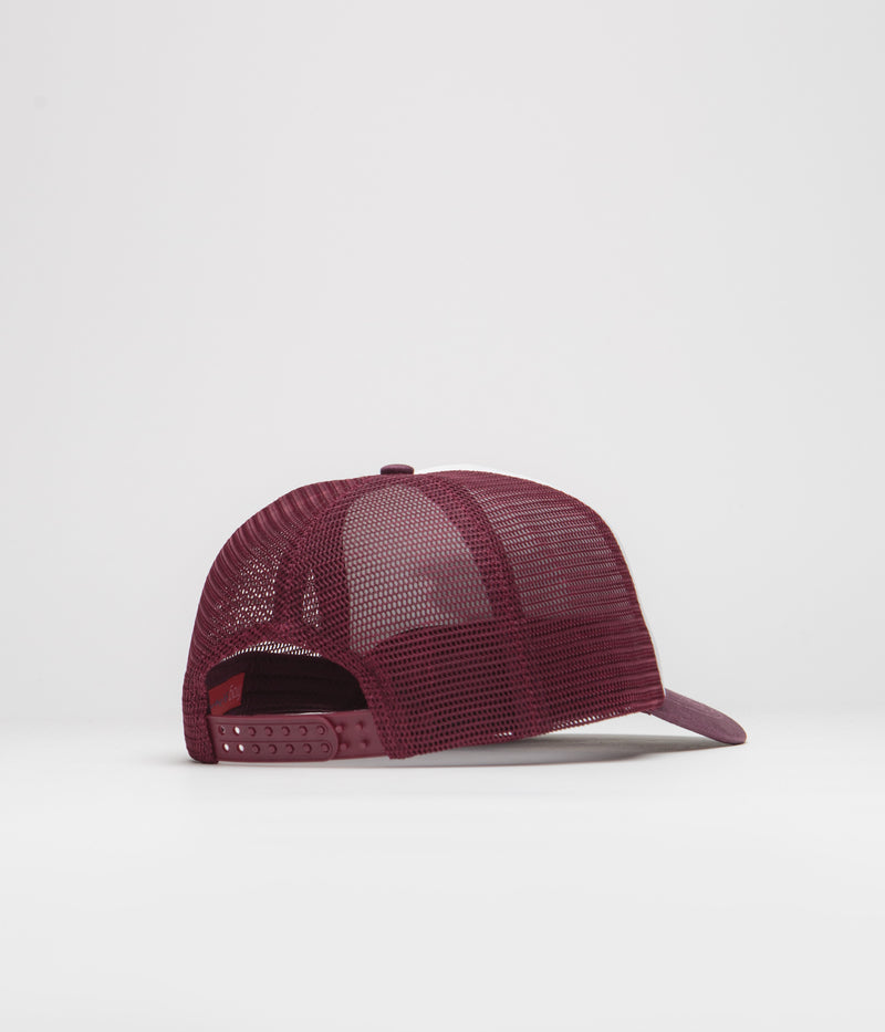Frog Big Shoes Trucker Cap in Maroon