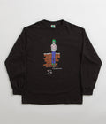 Frog Broken Glasses Long Sleeve T-Shirt in Black