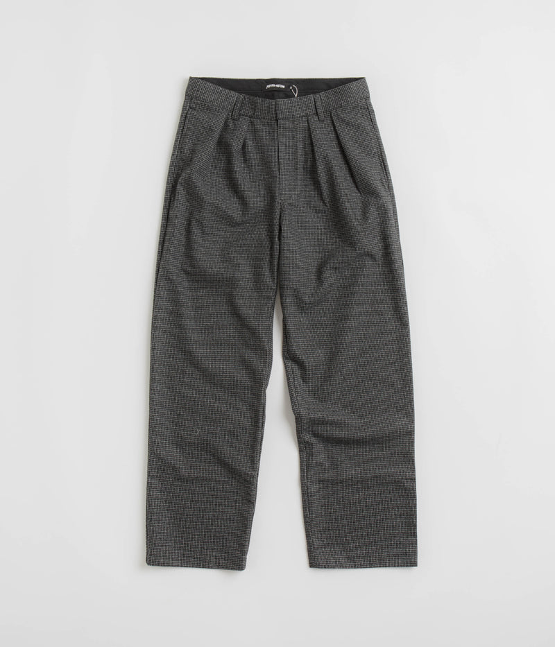 Fucking Awesome Baggy Pleated Wool Pants in Shadow