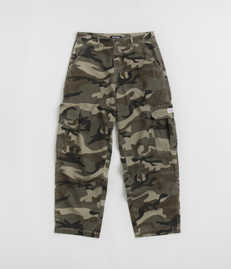 Fucking Awesome Contacts Washed Baggy Cargo Pants in Camo