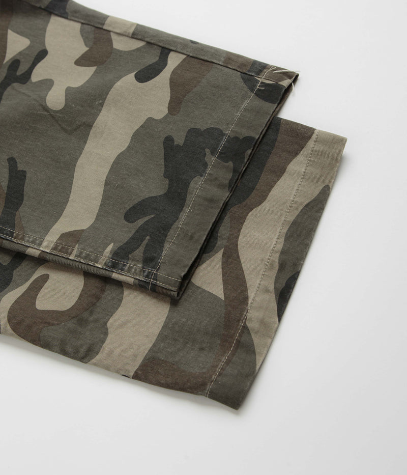 Fucking Awesome Contacts Washed Baggy Cargo Pants in Camo