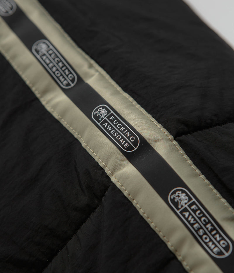 Fucking Awesome Dill Racing Puffer Jacket in Black