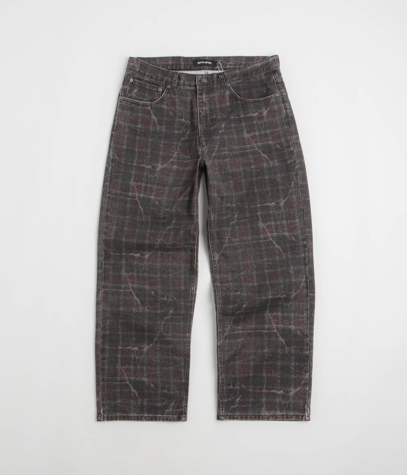 Fucking Awesome Distressed Plaid Fecke Jeans in Plaid