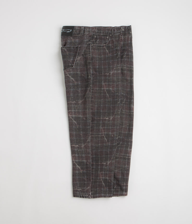 Fucking Awesome Distressed Plaid Fecke Jeans in Plaid