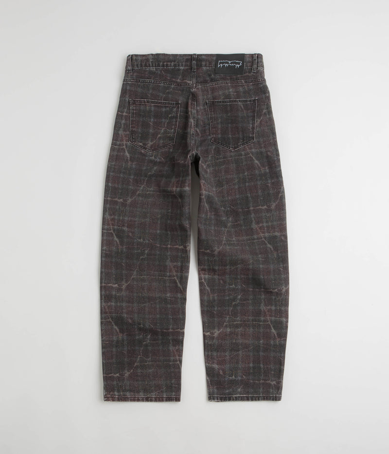 Fucking Awesome Distressed Plaid Fecke Jeans in Plaid