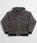 Fucking Awesome Distressed Plaid KO Work Jacket in Brown